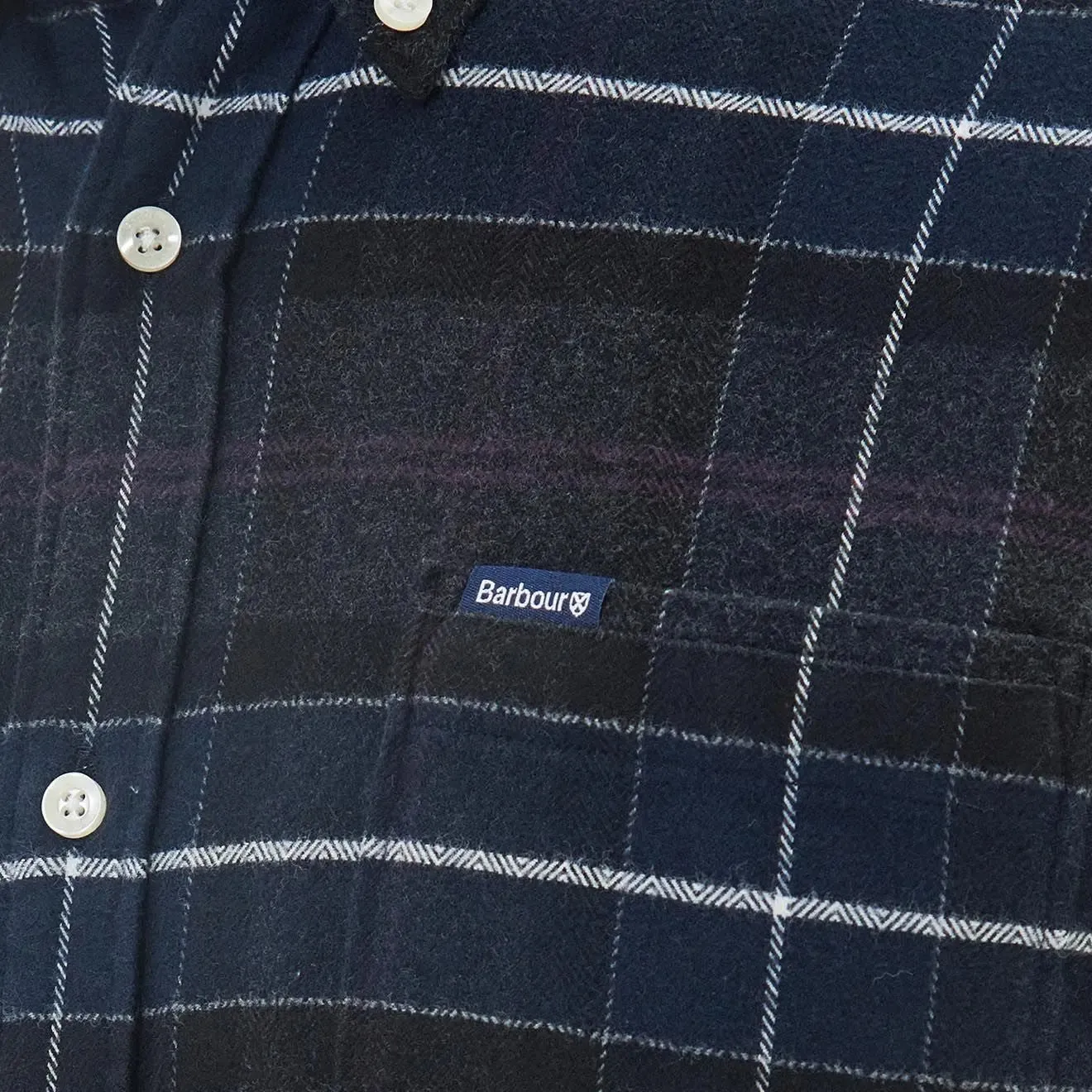 Barbour Kyeloch Tailored Shirt Black Seasonal Trend