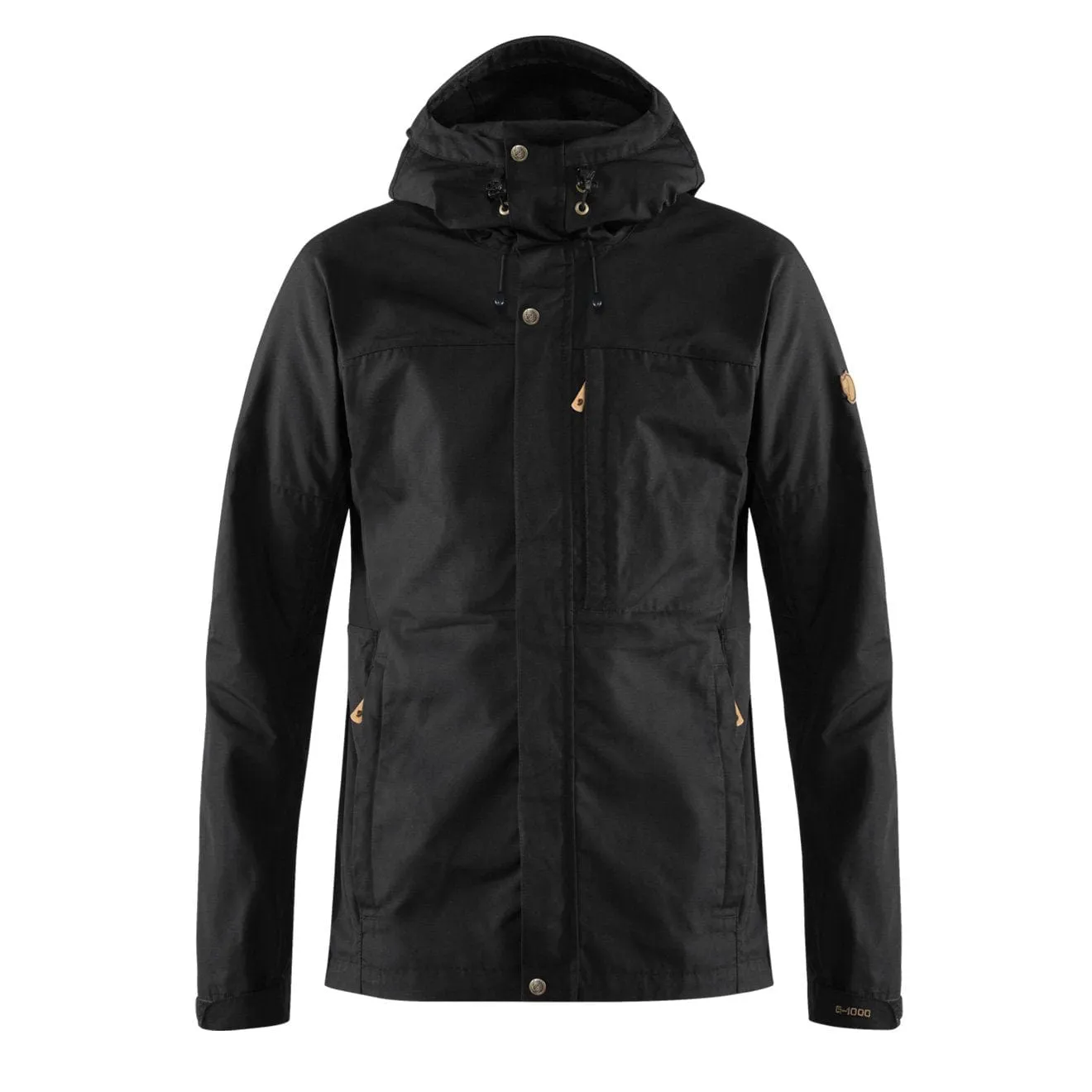 Temperature Regulating Membrane Storm Ready Gear Fjallraven Kaipak Jacket Black