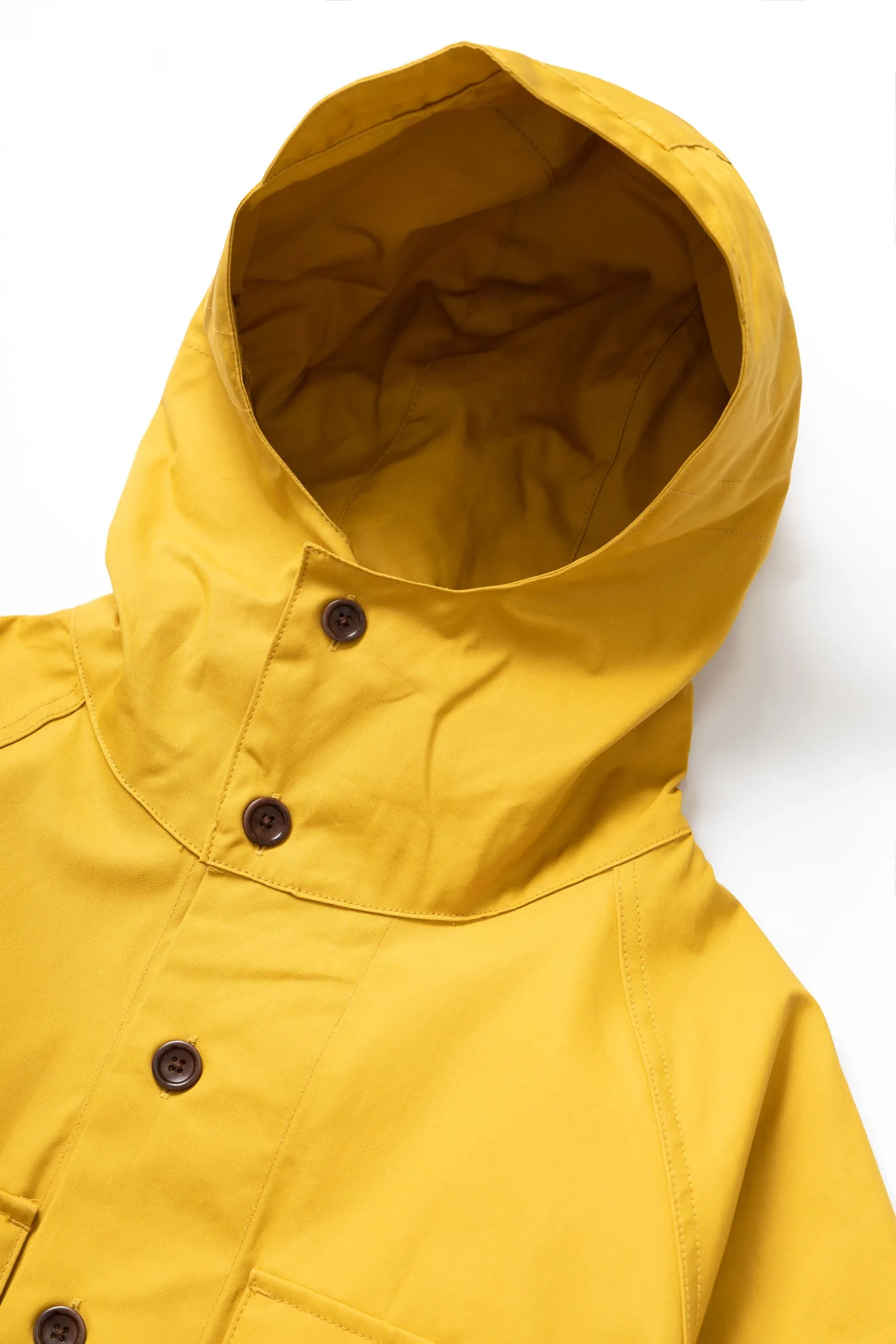 Effortless Layer Soft Texture Service Works Waxed Cotton Allotment Parka Ochre