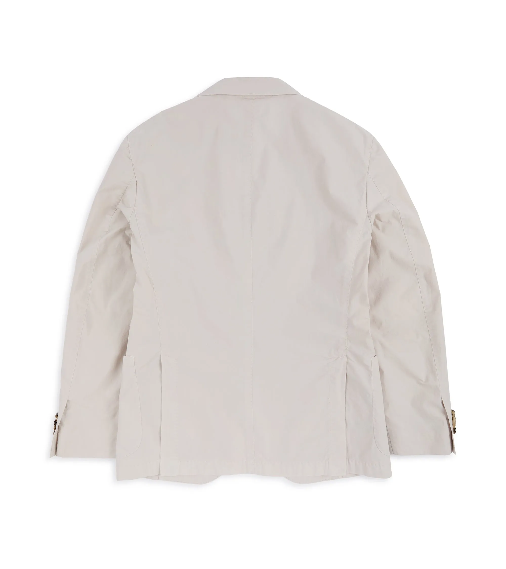 Boglioli Paper Cotton K Jacket: Chalk Double Buttons Glow In Dark Trims