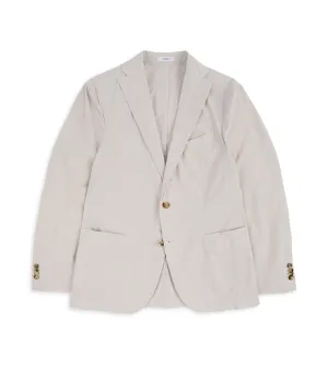 Quick Release Fasteners Boglioli Paper Cotton K Jacket: Chalk