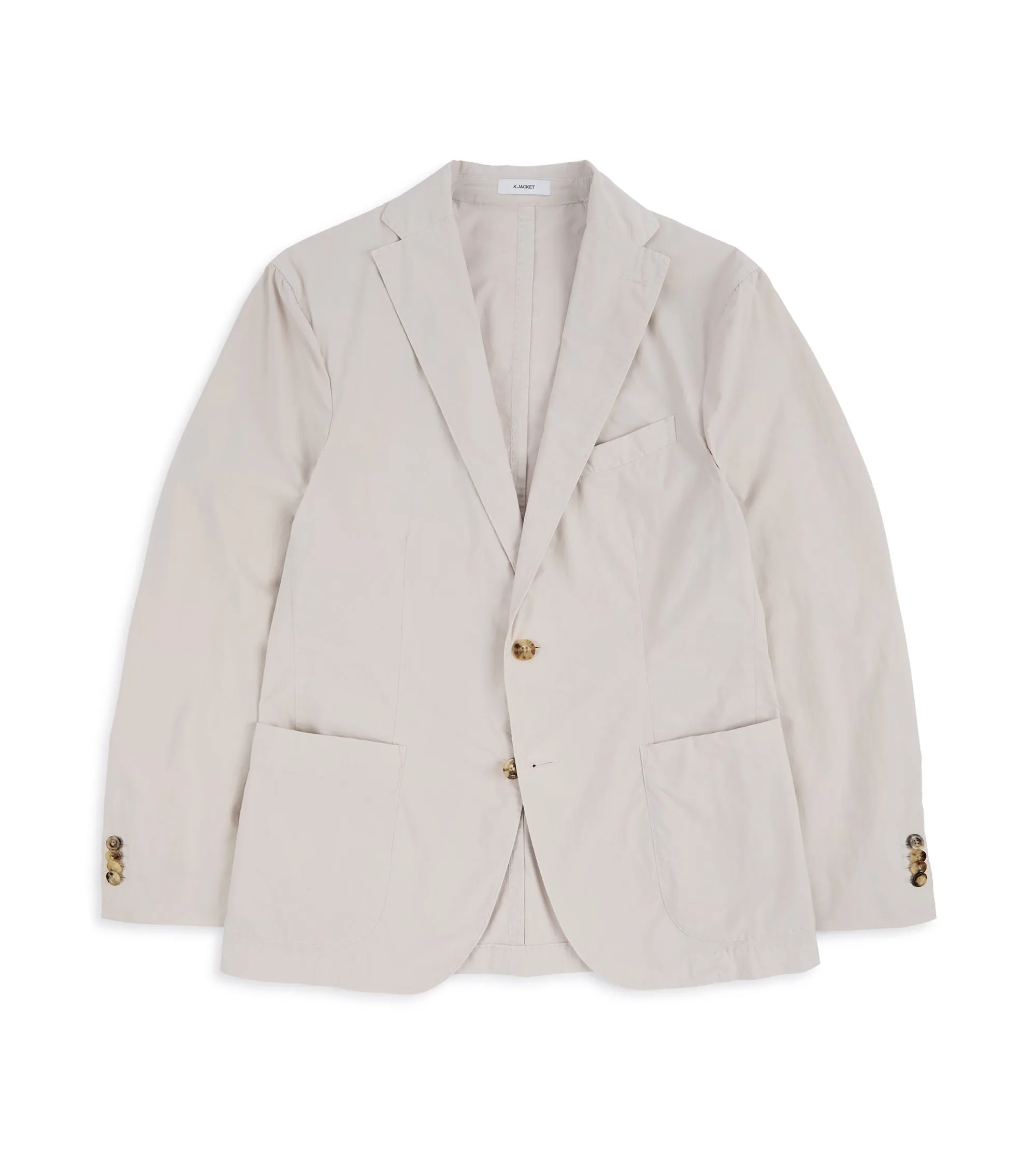 Quick Release Fasteners Boglioli Paper Cotton K Jacket: Chalk