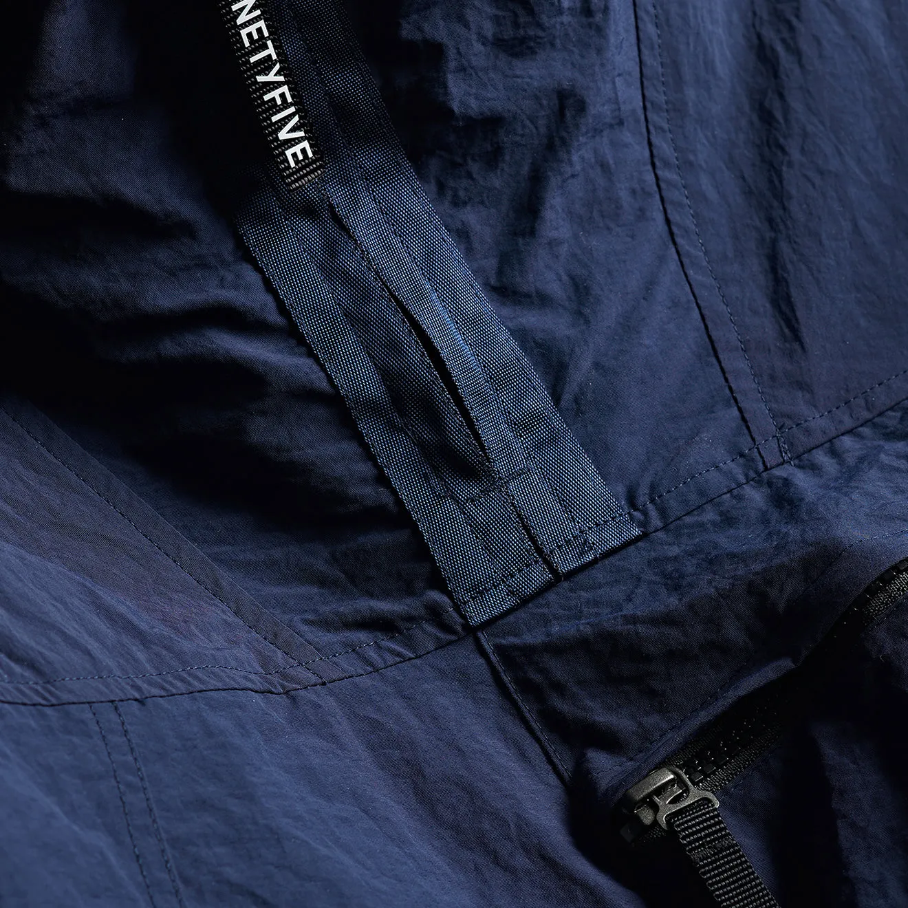ST95 Dyne Smock Navy Polished Look BondedZipperGuards