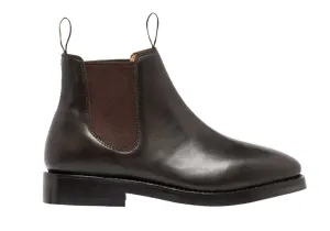 Mustang Mens Signature Pull Up Brown Leather Boots Heavy Grip Weekend Hike