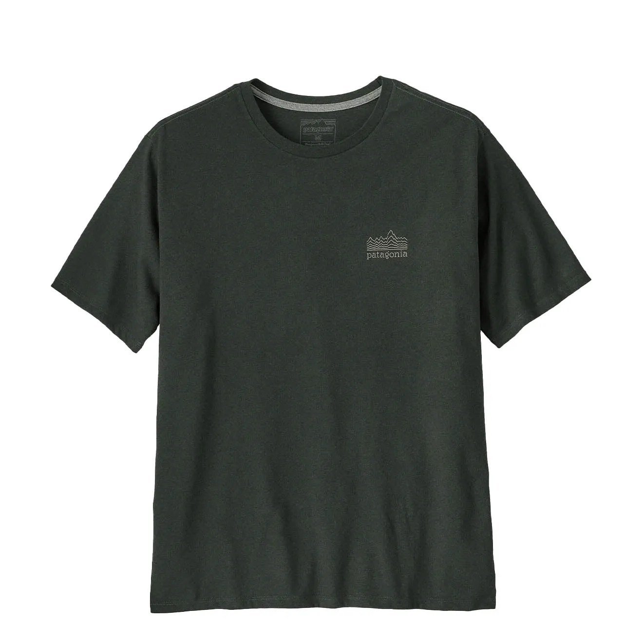 Patagonia Strataspire Responsibili-Tee Old Growth Green Easy Fit Wear mix and match