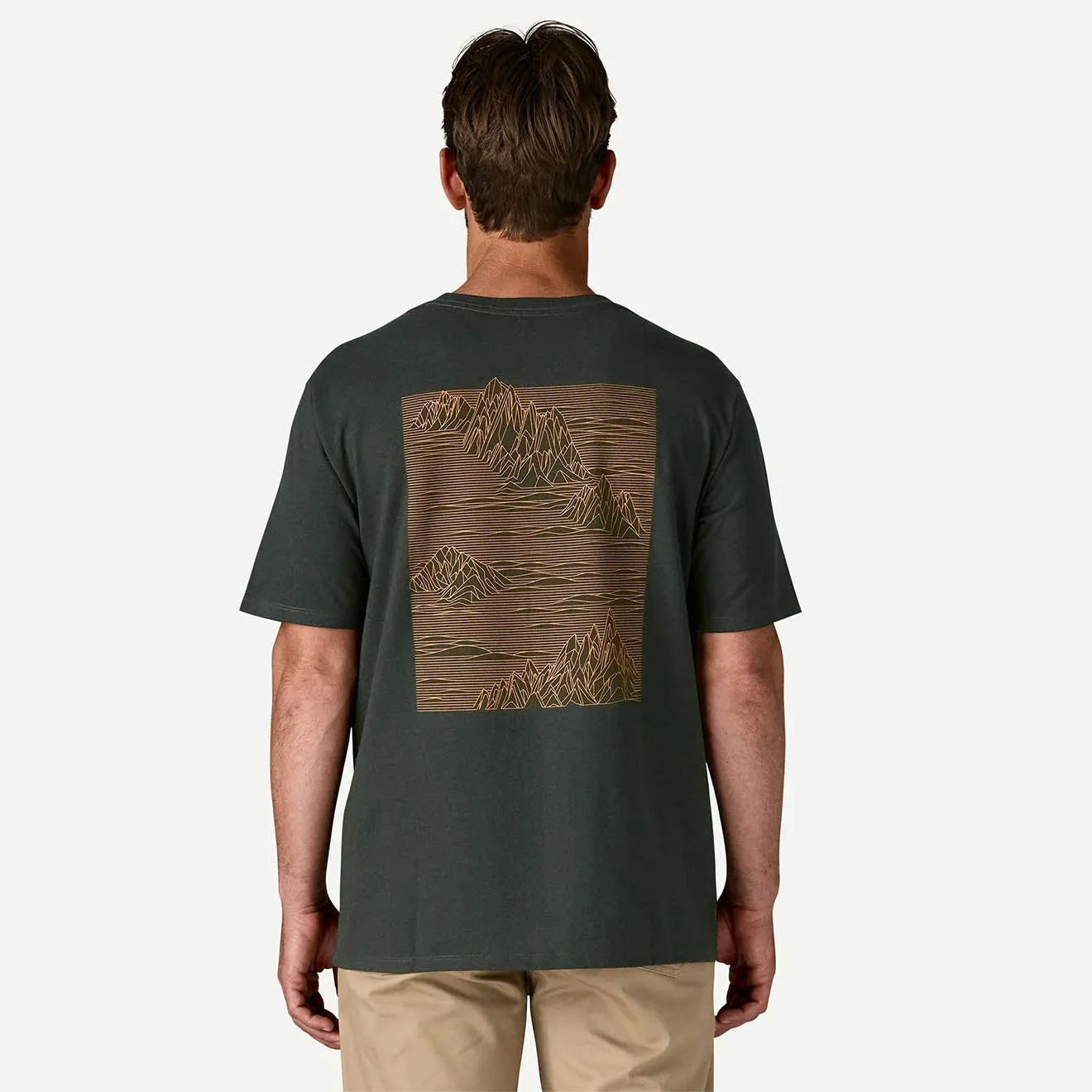 Patagonia Strataspire Responsibili-Tee Old Growth Green Recycled Polyester Blend