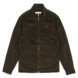 Hikerdelic Needle Cord Track Jacket - Khaki Durable Outer Layer Utility Pockets