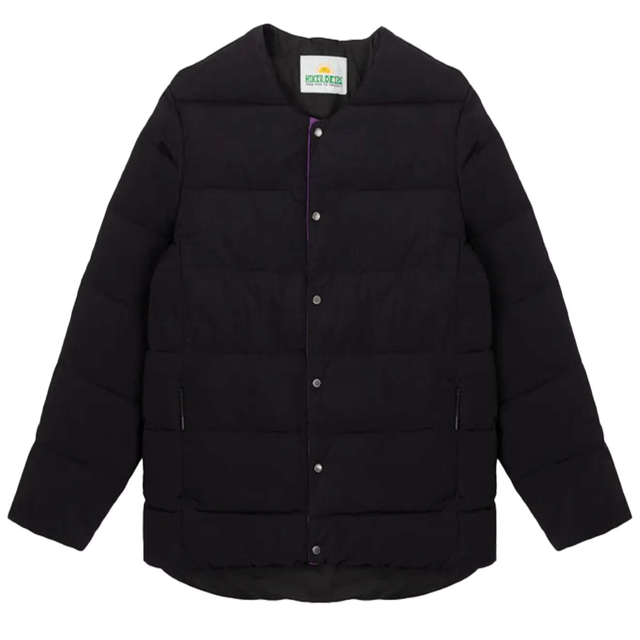 Hikerdelic Quilted Mid Layer Black All Day Fit