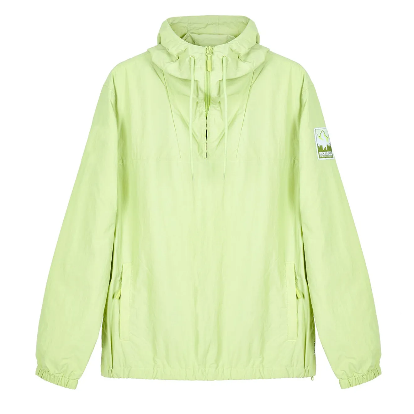 Hikerdelic Ripstop Conway Jacket Lime NoiseReduciting Fabric Reinforced Stress Points
