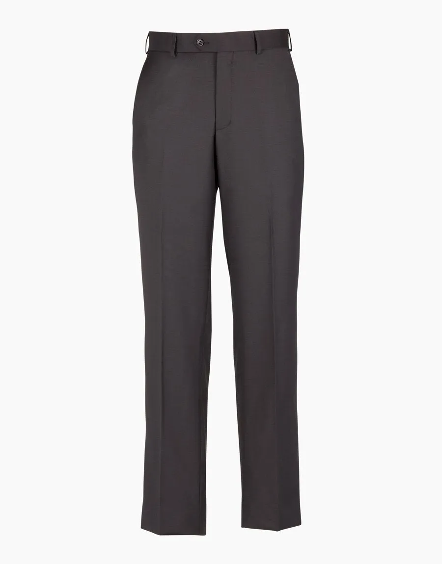 Modern Fit ThermalInsulation Hollywood Black Twill Suit Trouser