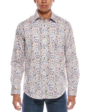 Classic Color Robert Graham Barlow Classic Fit Woven Shirt