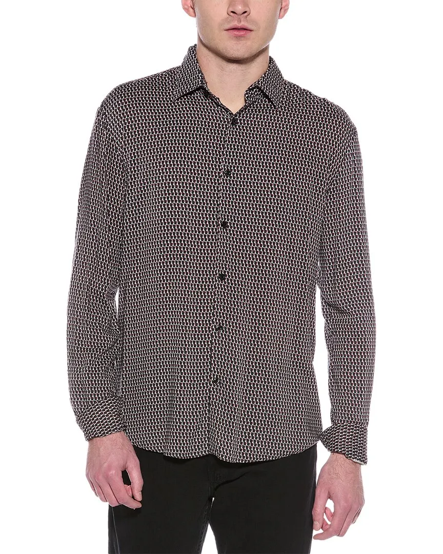 HUGO Hugo Boss Shirt Lightweight Weave Anti Pilling Treatment