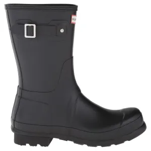 Easy Entry Mud Resistant Winter Walker Hunter Original Short Rubber Men's Mid Calf Black Boots