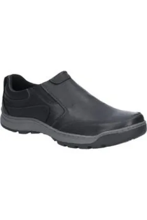 Hush Puppies Jasper black Teen Edge Blown Rubber Outsole