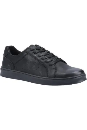 Match All Moist Guard Hush Puppies Mason in black lace up shoes