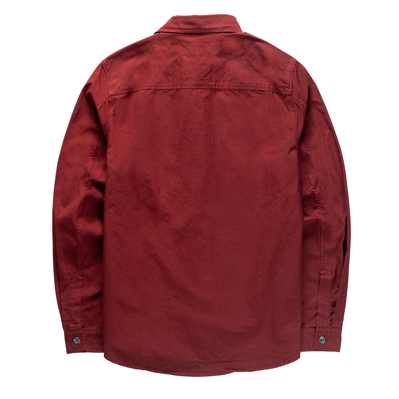 Left Hand Twin Pocket Shirt Burgundy Fashion Essential Comfort First Fit