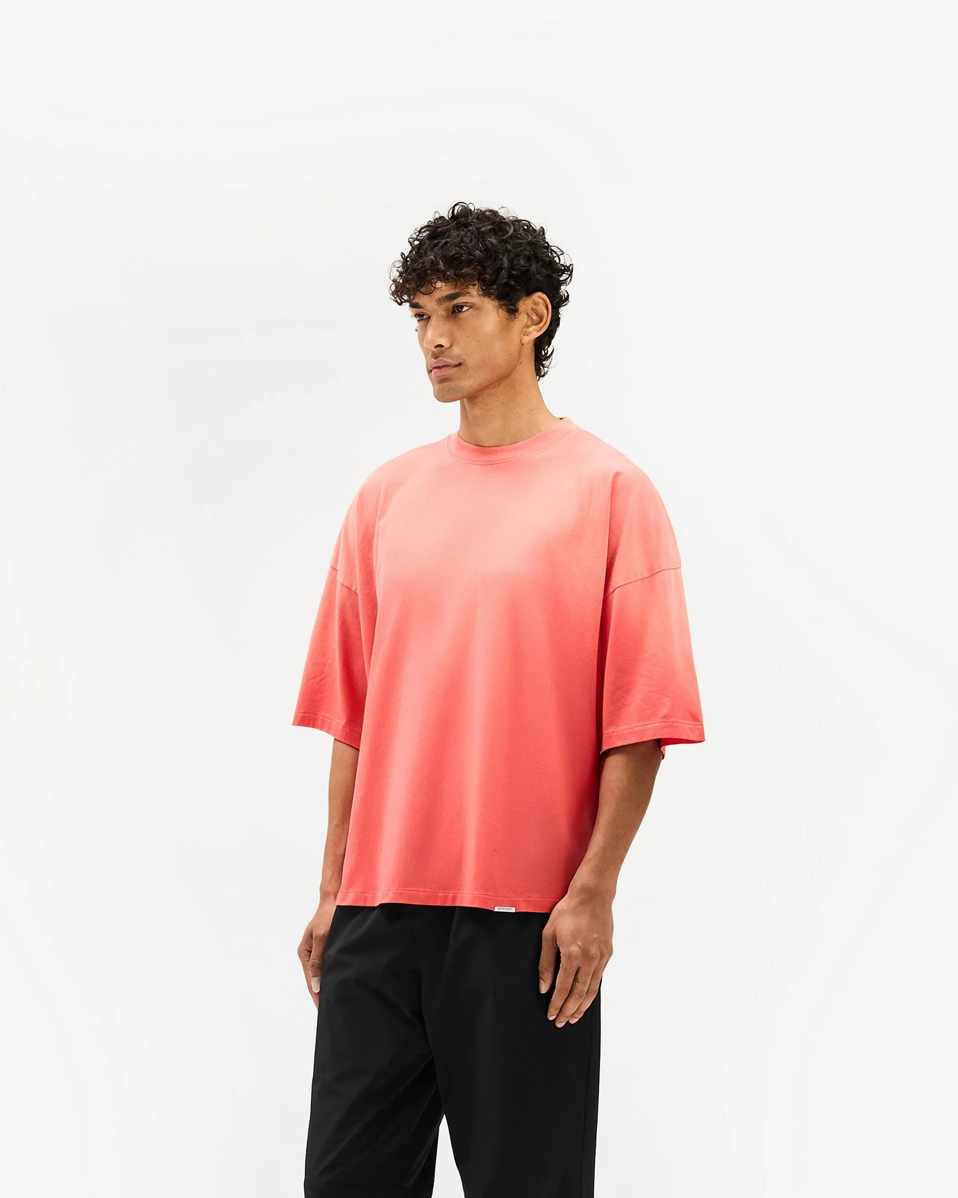 Initial Boxy T-Shirt - Vintage Red NonRestrictiveCut Non Fading Material