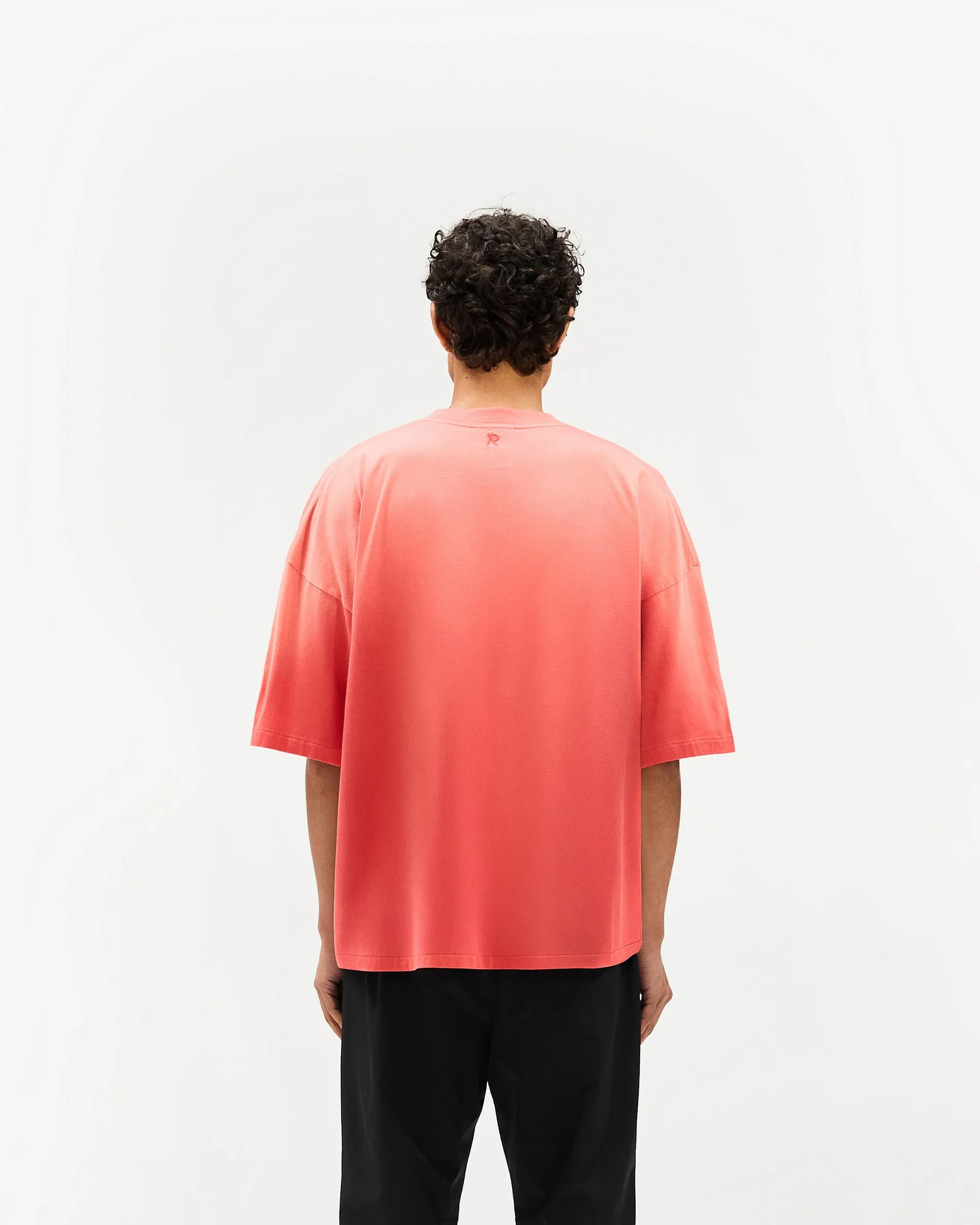 Initial Boxy T-Shirt - Vintage Red cycling outfit Chilly Weather Style