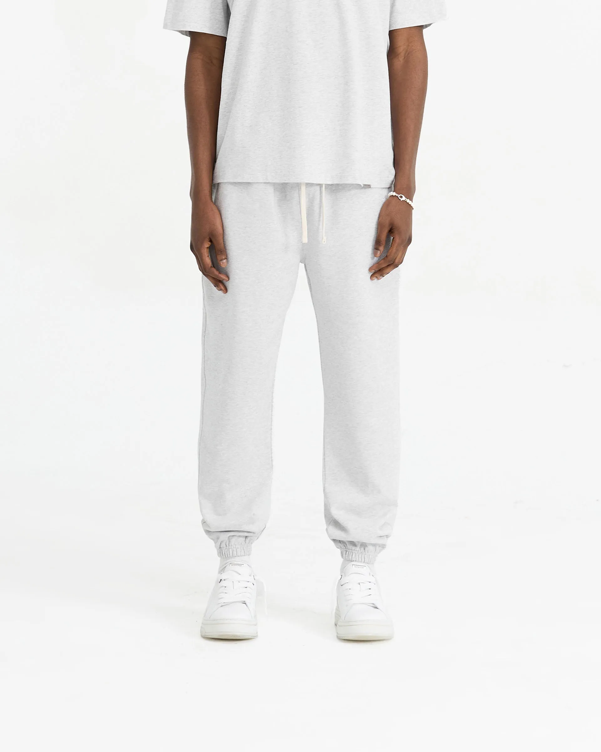 Outfit Staple AbrasionGuardTape Initial Cuffed Sweatpant - Ice Grey Marl
