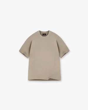 Initial Oversized T-Shirt - Dune Lightweight Wear