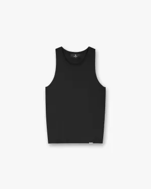 Initial Rib Vest - Black All Day Flex Summer Wardrobe