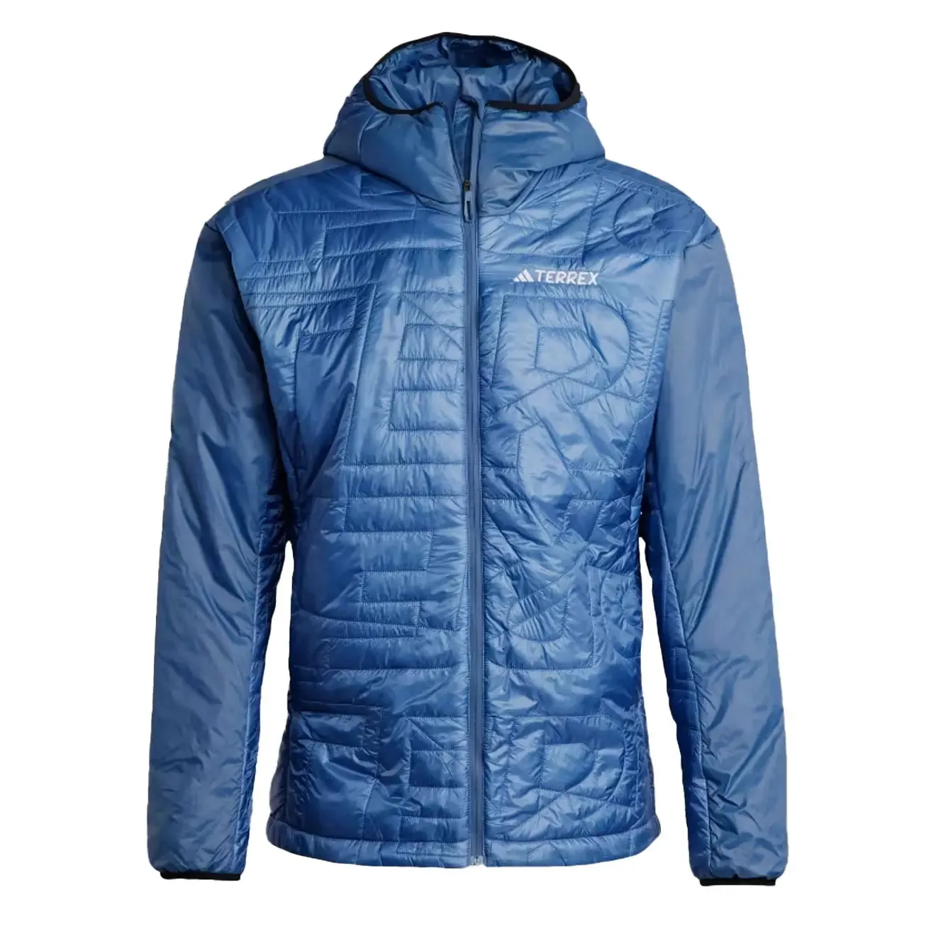 City Chill Style Transition Wear Adidas Terrex Xperior Varilite Primaloft Hooded Jacket Wonder Steel