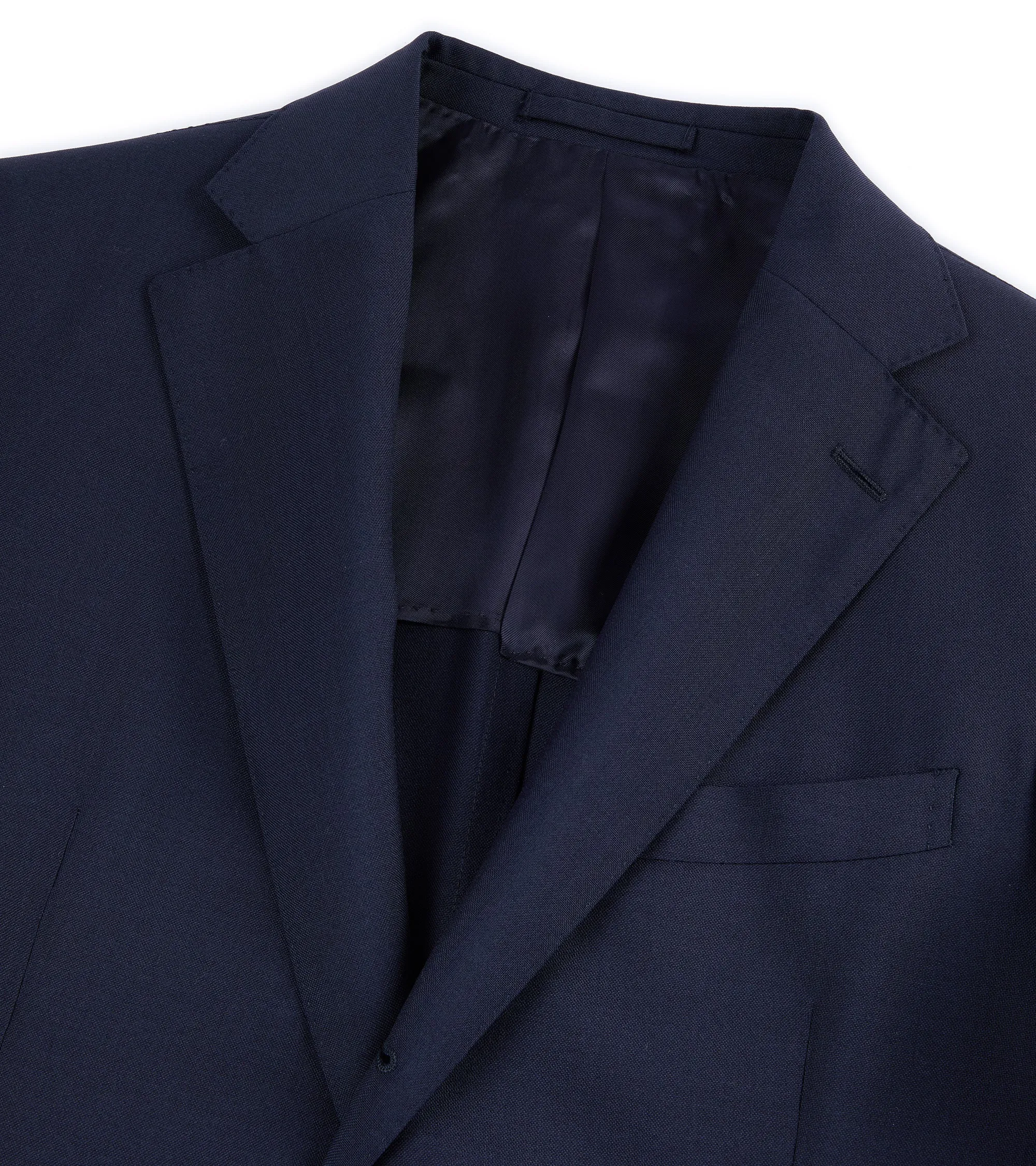 Trunk Walbrook Wool Fresco Suit Jacket: Navy Secure Internal Pockets AntiStaticCoating
