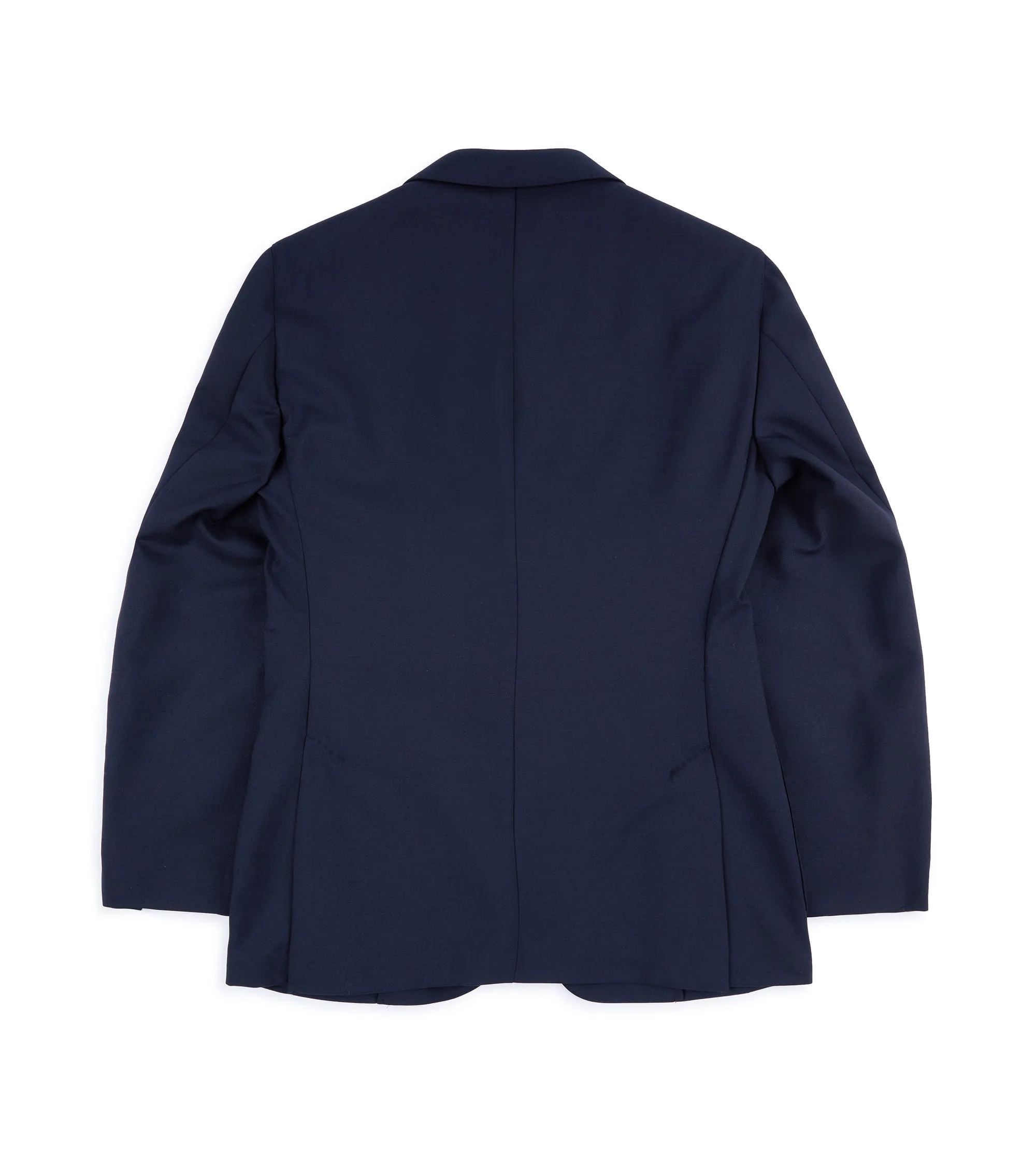 Trunk Walbrook Wool Fresco Suit Jacket: Navy FleeceLined ExpandableSideGussets