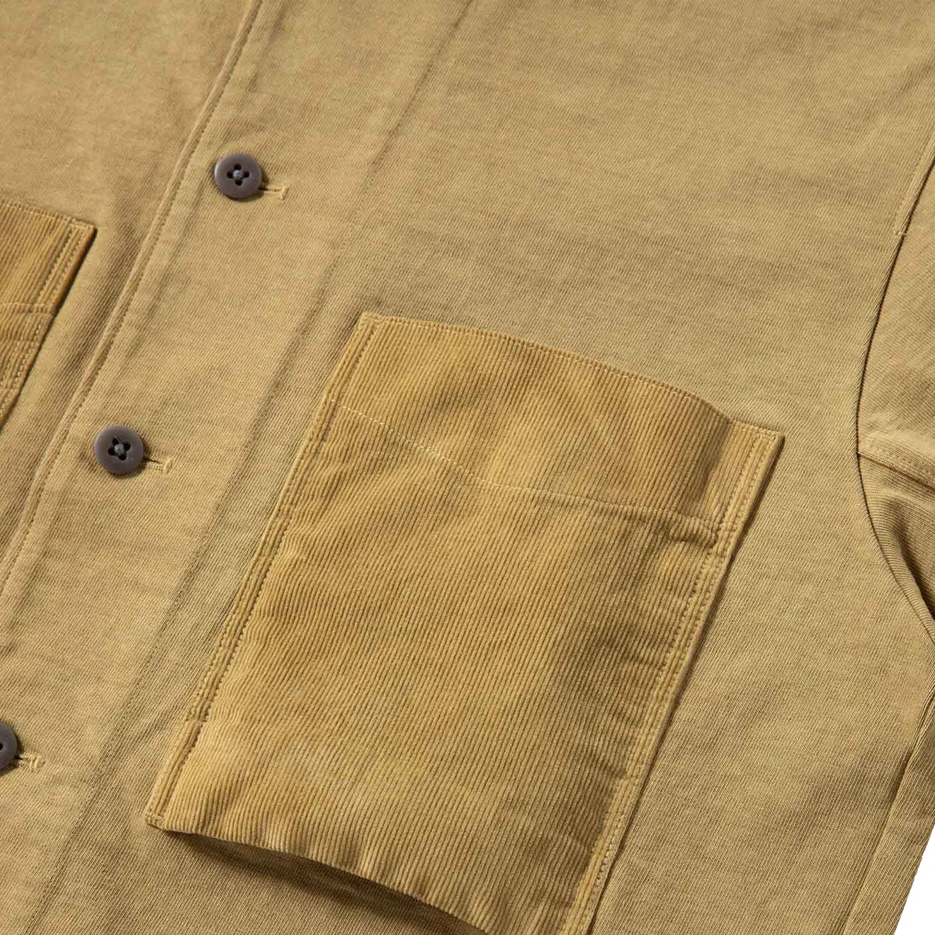 Jackman Dotsume BB Shirt Moss High-Quality Craftsmanship