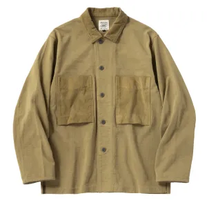 Jackman Dotsume BB Shirt Moss Active Layering Smooth Zipper Design