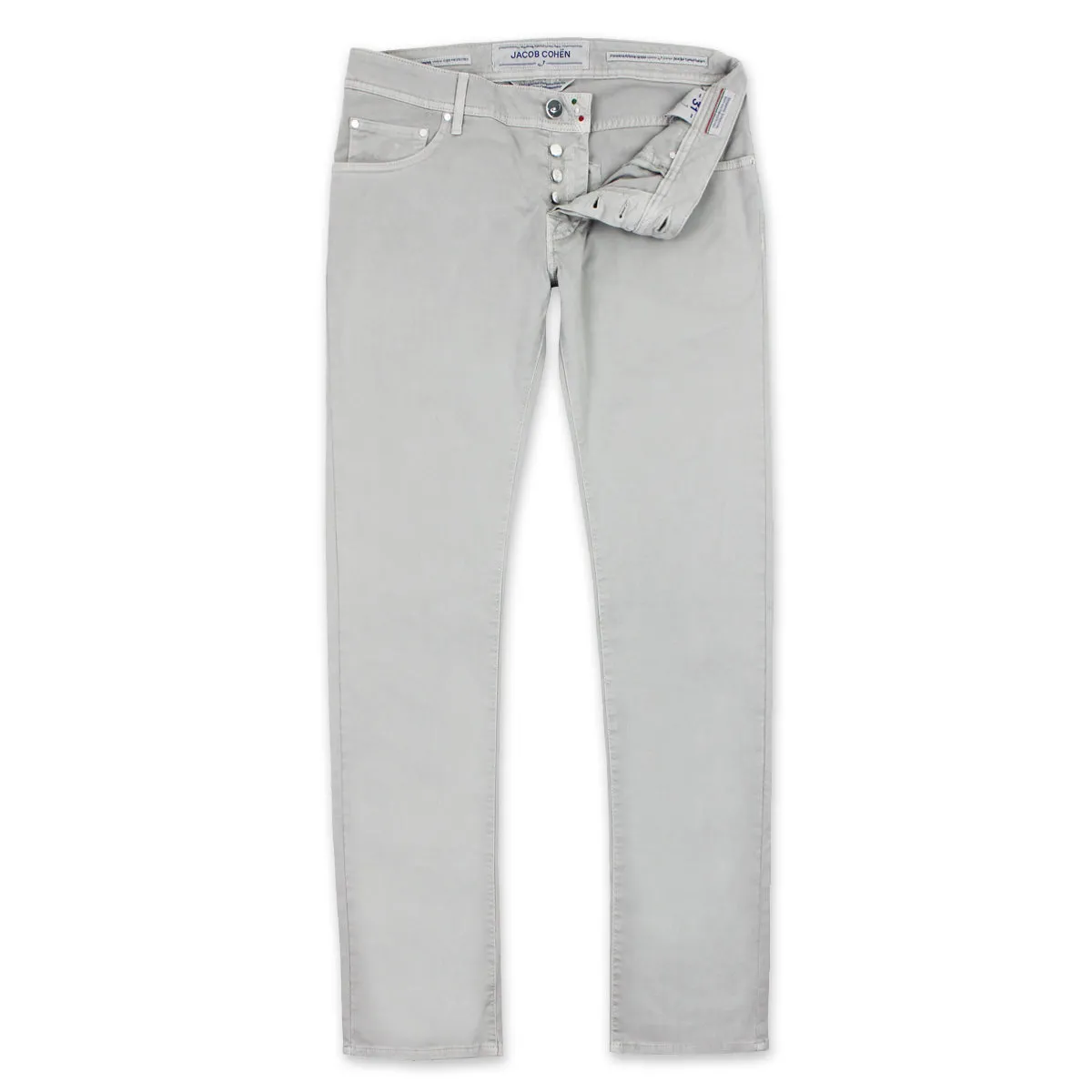Jacob Cohen - J622 Comf Slim Fit Chino Jeans in Stone Affordable Fashion Lover