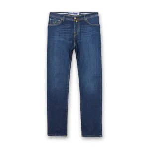 No Gap Waist Design Jacob Cohen - Nick Slim Fit Tan Badge Jeans