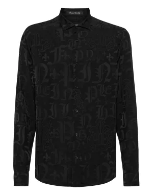 Jacquard Shirt Sugar Daddy Cut LS Monogram Outerwear Companion Comfy Layer