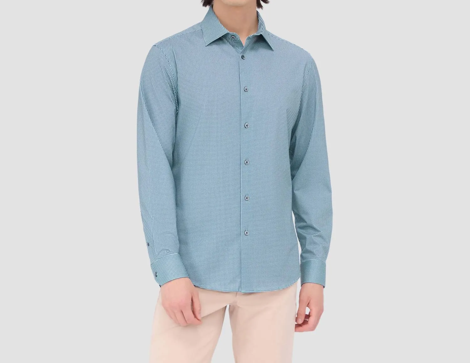 James Illusion Ooohcotton Shirt In Menthol Chic Option Matte Finish