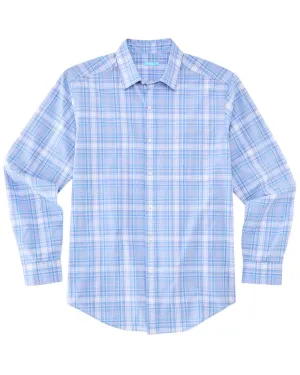 J.McLaughlin Plaid Collis Woven Shirt Soft Comfort All-Day Wear
