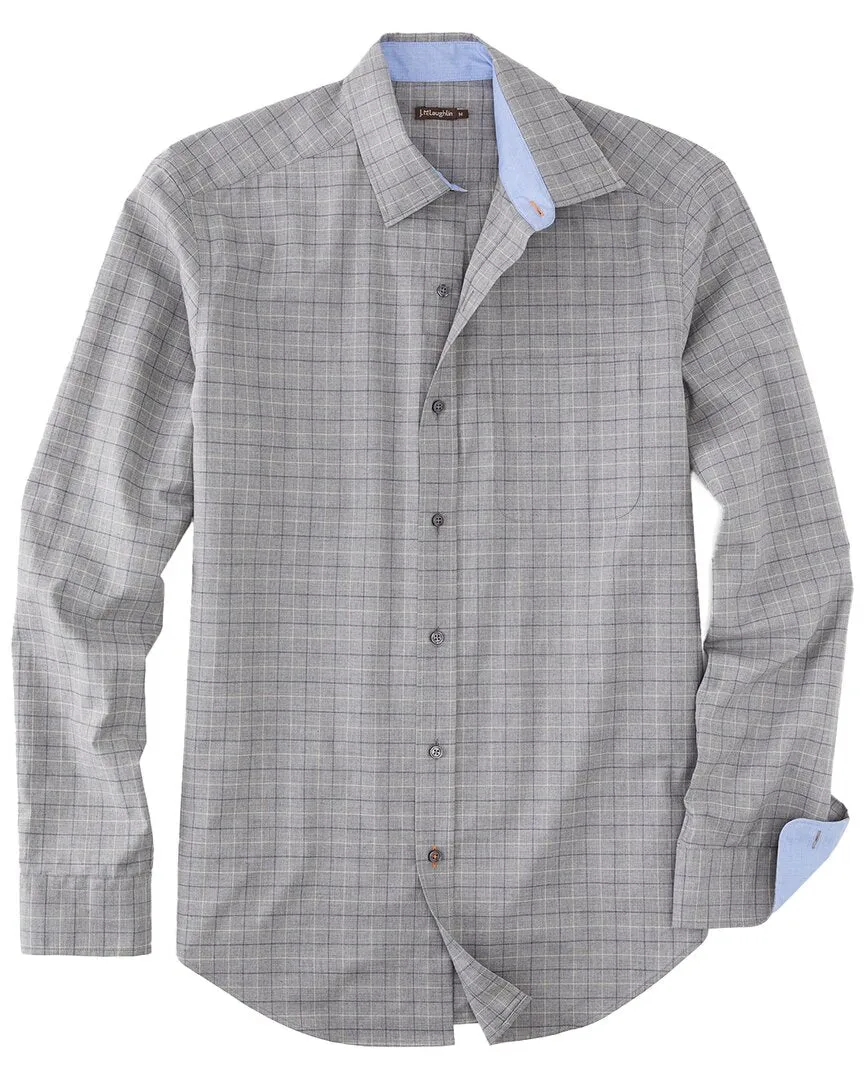 Coastal Vibes J.McLaughlin Plaid Gramercy Modern Fit Woven Shirt