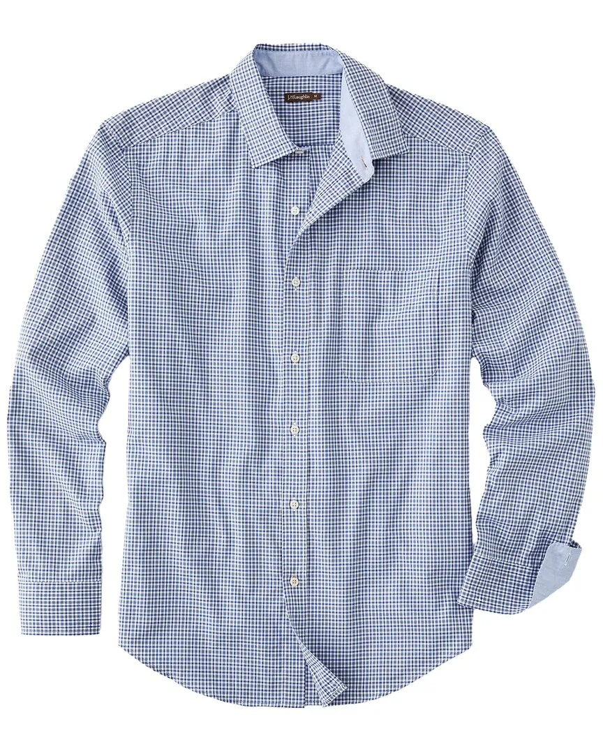 J.McLaughlin Plaid Gramercy Woven Shirt Youthful Style
