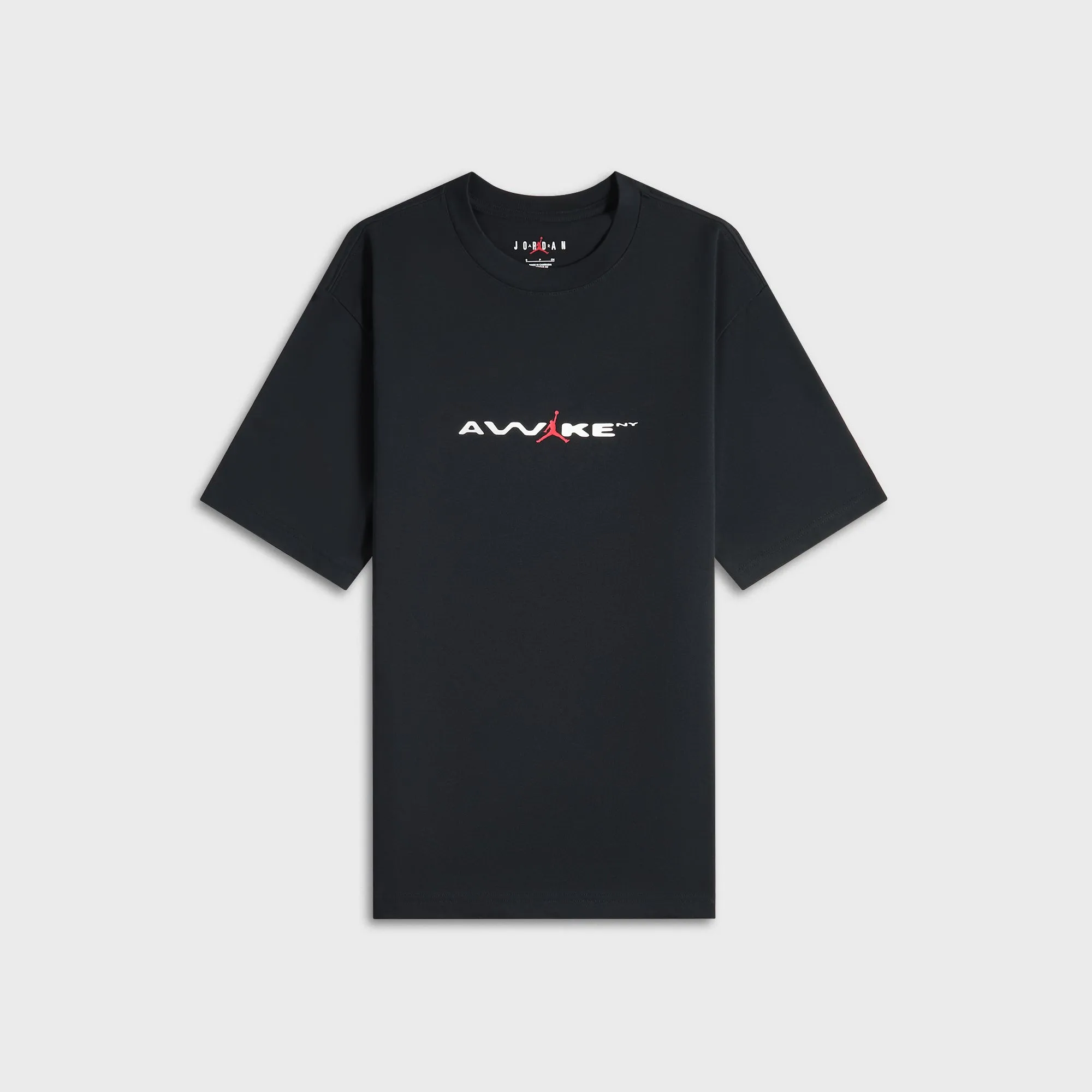 Jordan x Awake Tee - Black / University Red / White Outdoor Trend Look Relaxed Comfort Look