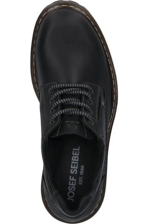 Josef Seibel Chance 21506 in Black waterproof Leather Top Rated Comfort Wedge