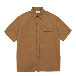 Kappy Sunrise Utility Half Shirt Brick Fitted Design