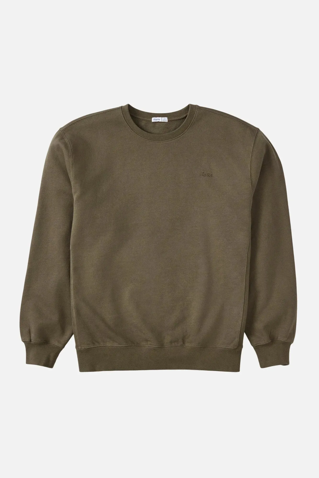 Fashion Comfort Katin Mens Sweatshirt Embroidered Crewneck