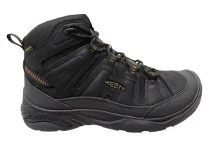 Keen Mens Comfortable Circadia Mid Waterproof Hiking Boots Multi-Function Wear Flexible Frame Daily Walks