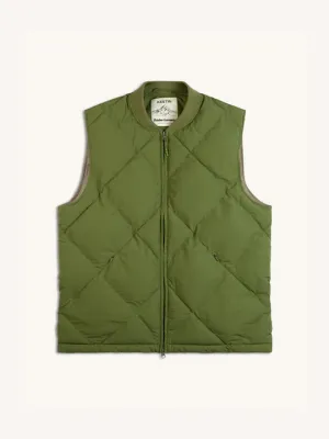Kestin Linton Padded Vest Grass Green Daily Wear Jacket