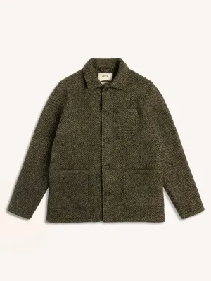 Autumn Ready Kestin Ormiston Jacket Moss Herringbone Wool