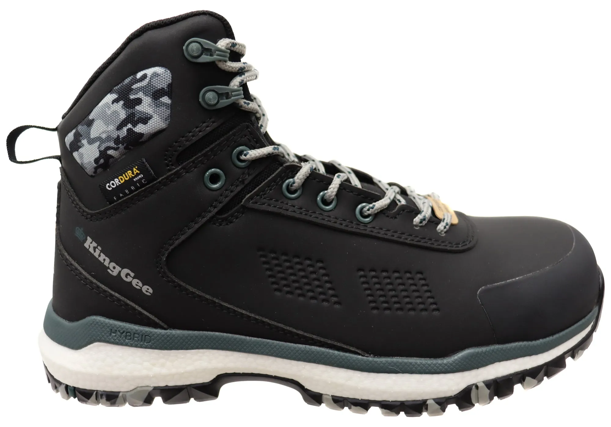 High-performance Frost Season KingGee Mens Terra Firma Hybrid Zip Lace Composite Toe Work Boots