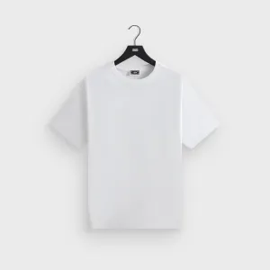 Stretch Design Cross Grain Knit Kith Alex II Boxy Tee - White