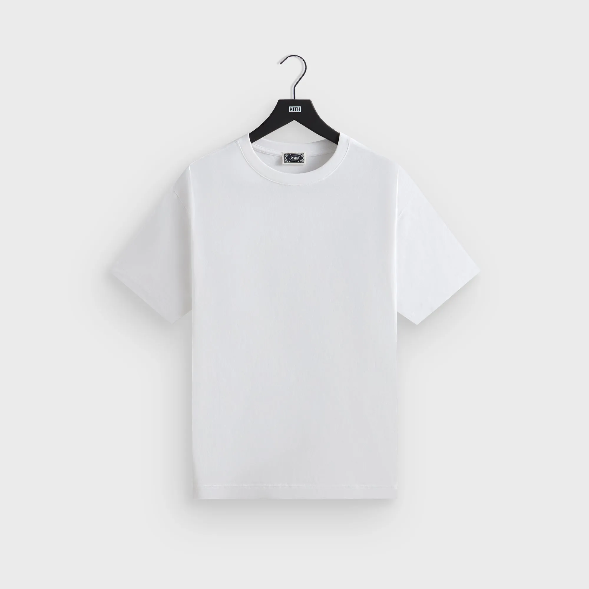 Stretch Design Cross Grain Knit Kith Alex II Boxy Tee - White