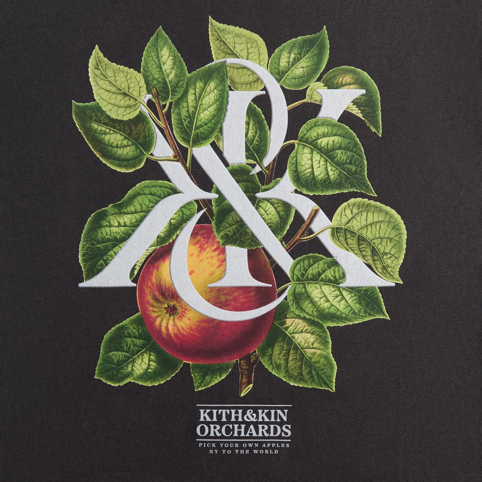 Kith & Kin Orchards Vintage Tee - Black Smart Design