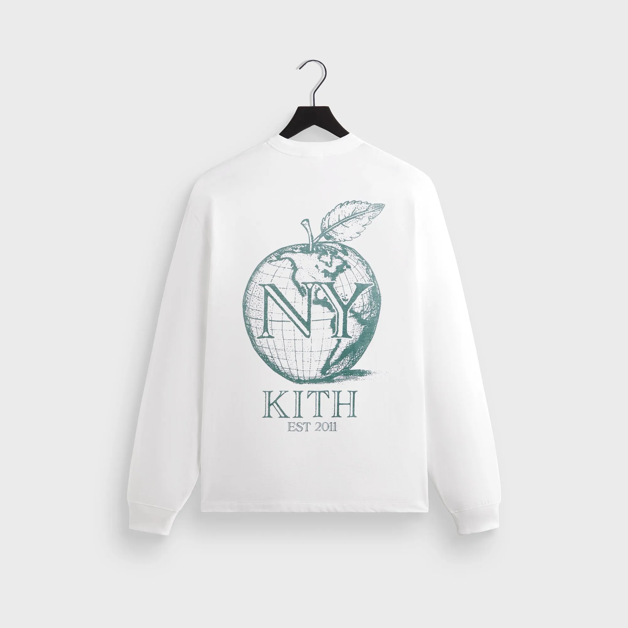 Kith & Kin Universal Apple Long Sleeve Tee - White Comfy Wardrobe
