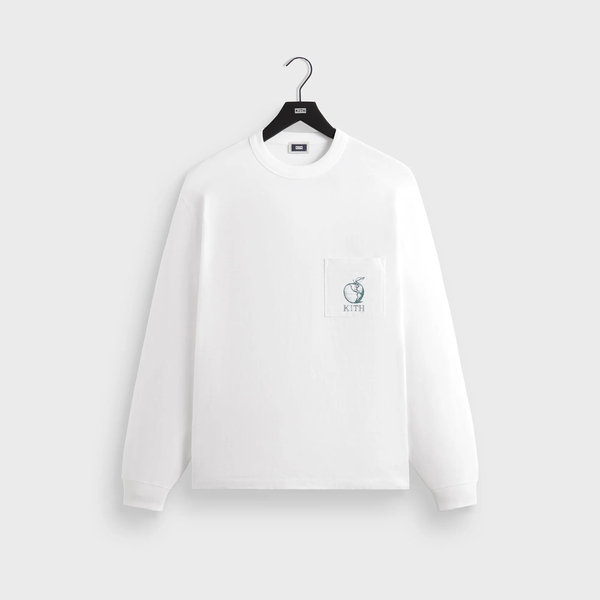 Kith & Kin Universal Apple Long Sleeve Tee - White Animal Print